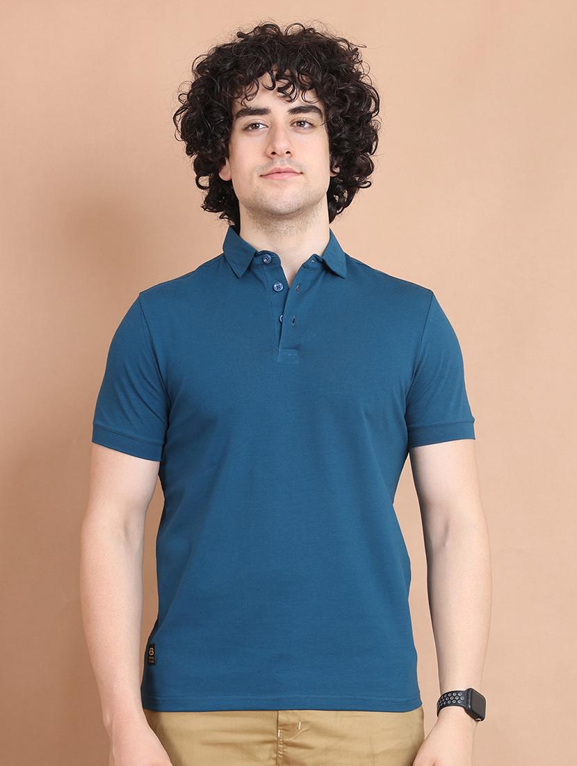 men short sleeves plain polo t-shirt