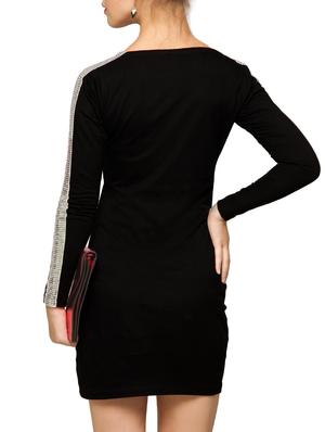 sequined sleeve sheath dress - 32132 - Standard Image - 3