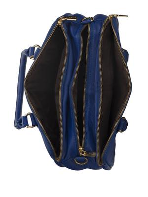 Indigo Blue Tote With Textured Detailing - 35717 - Standard Image - 3
