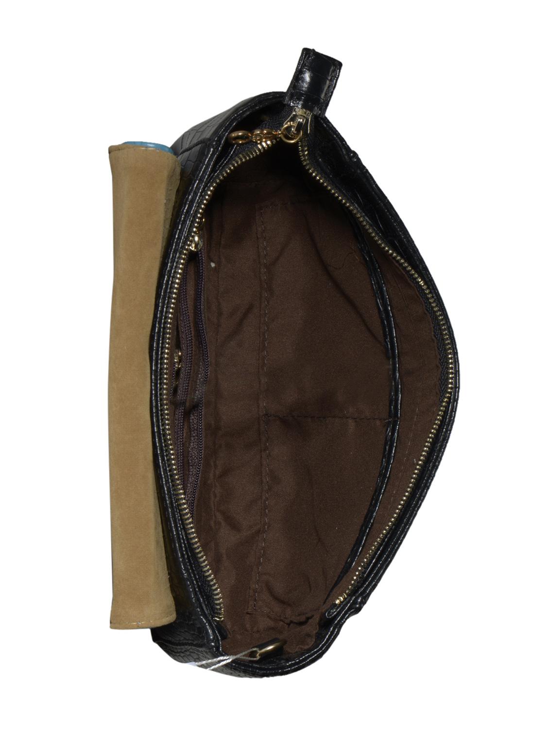Leather Finish Sling Bag - 46206 - Zoom Image - 3