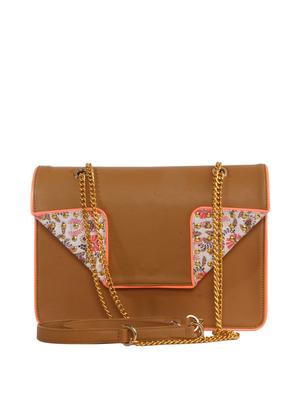 Sling Bag with Golden Chain - 47846 - Standard Image - 6