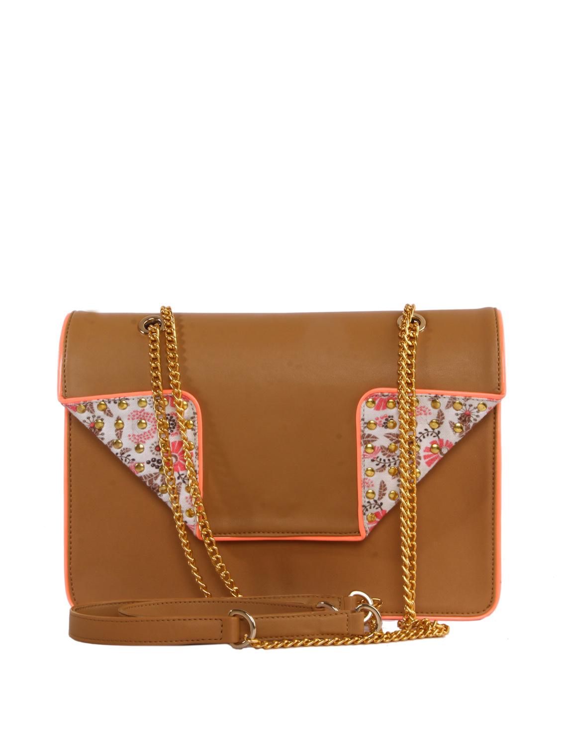 Sling Bag with Golden Chain - 47846 - Zoom Image - 6