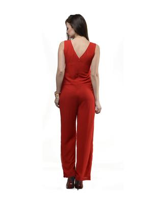 Jennifer Red Jumpsuit - 47996 - Standard Image - 3