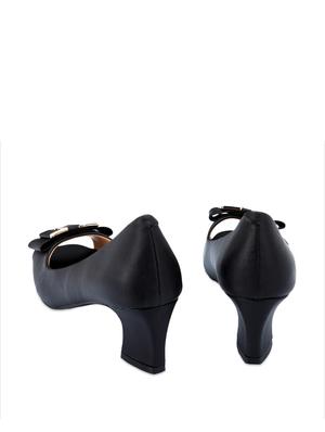 Classy Black Peep Toes - 50997 - Standard Image - 3