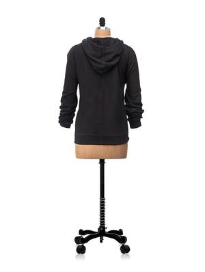 funny print hooded sweatshirt - 62571 - Standard Image - 3