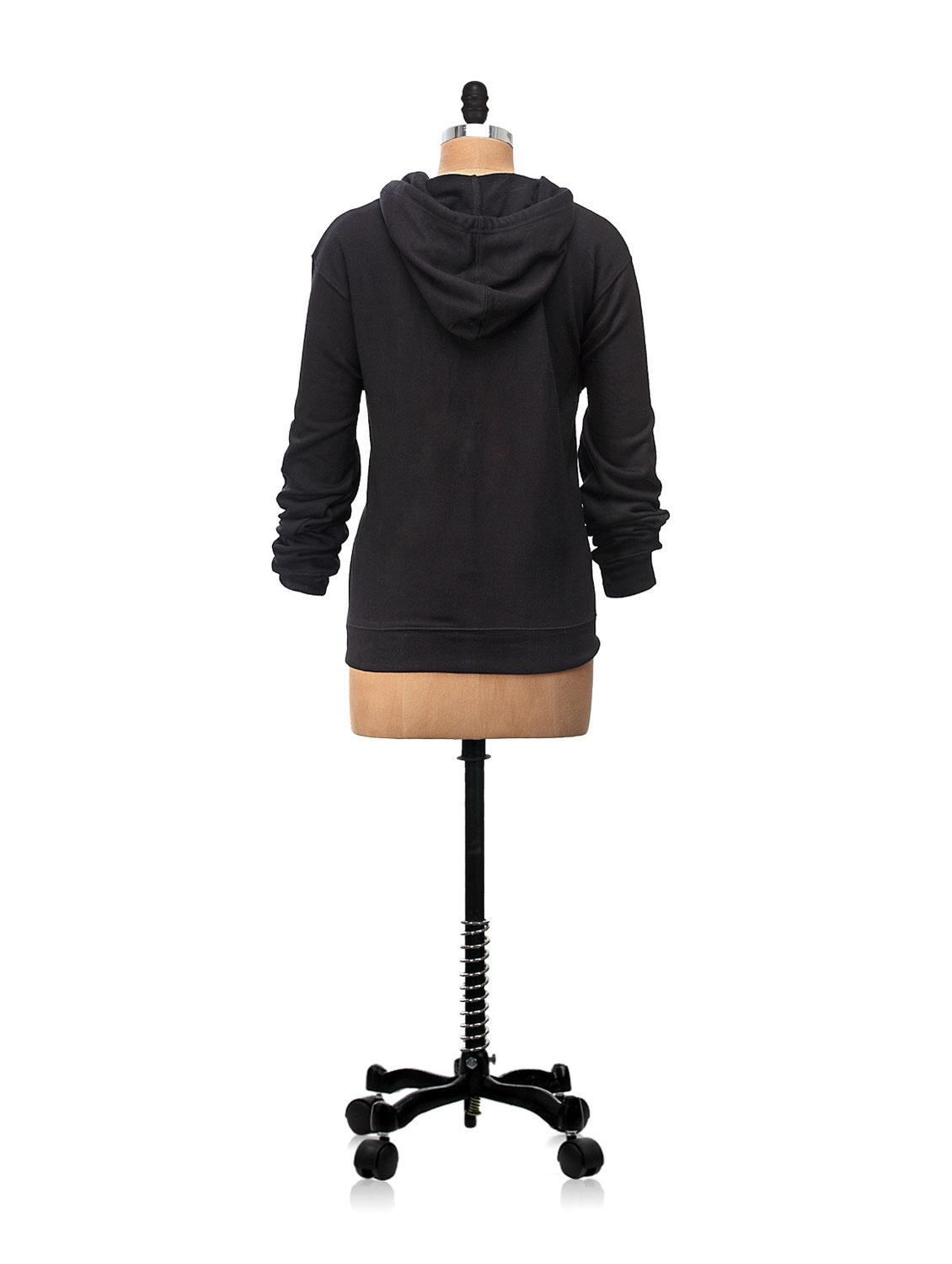 funny print hooded sweatshirt - 62571 - Zoom Image - 3
