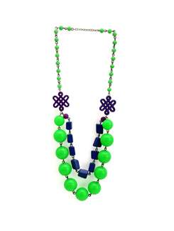 Green and Purple Bubble Necklace - Eesha Zaveri; Jewellery By Design
