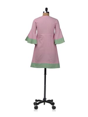 70's flare dress with flower print - 6820 - Standard Image - 3