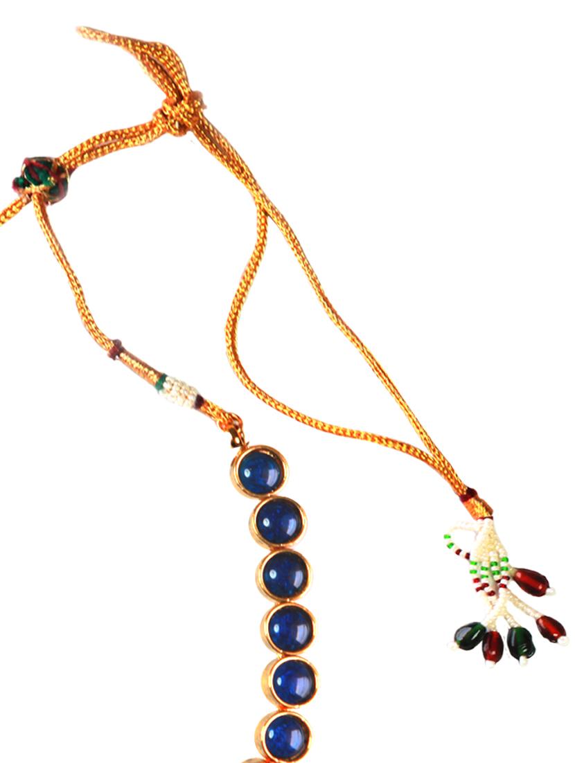 Glossy Violet Necklace Set - 73384 - Zoom Image - 3