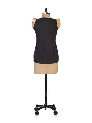 sequined sleeved solid top - 861154 - Standard Image - 3