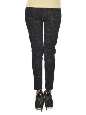 black printed cotton jeggings - 864166 - Standard Image - 3