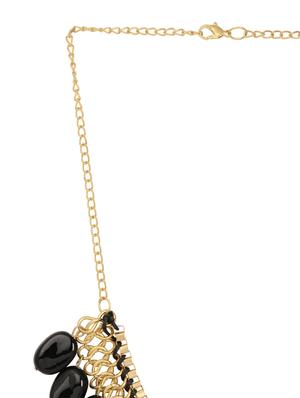 Onyx stone round neckpiece - 886246 - Standard Image - 3