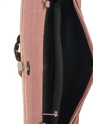 beige leatherette clutch - 888188 - Standard Image - 3