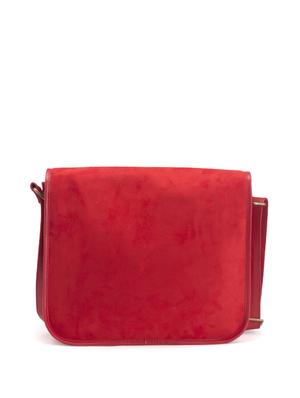Red suede messenger bag - 8923 - Standard Image - 3