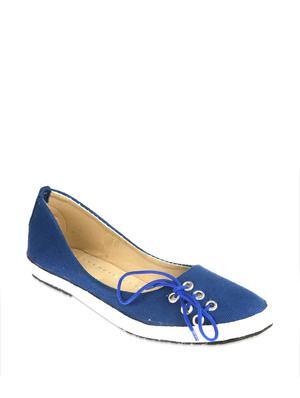 blue slip on ballerina - 898495 - Standard Image - 3
