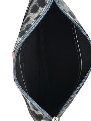 black and grey leopard print medium pouch - 905461 - Standard Image - 3
