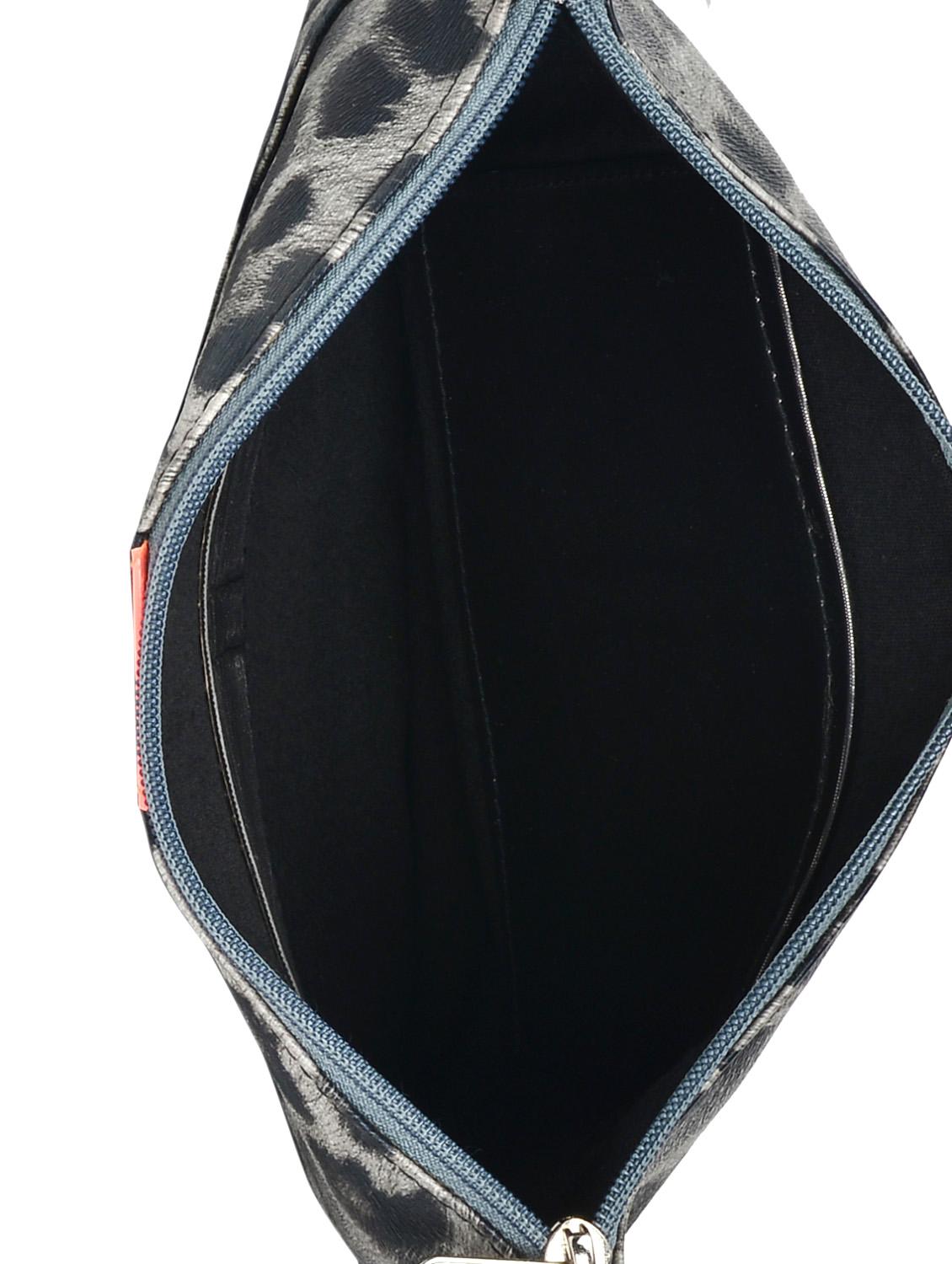 black and grey leopard print medium pouch - 905461 - Zoom Image - 3