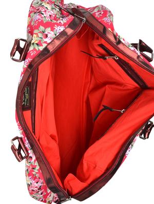 red floral print duffle bag - 905472 - Standard Image - 3