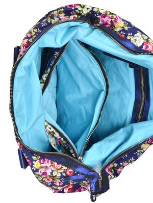 blue floral print tote bag - 905473 - Standard Image - 3