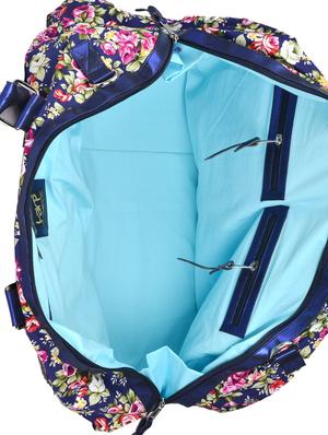 blue floral print duffle bag - 905474 - Standard Image - 3