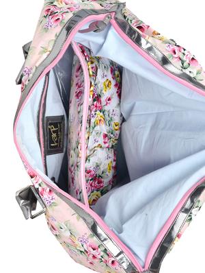 pink floral print tote bag - 905500 - Standard Image - 3