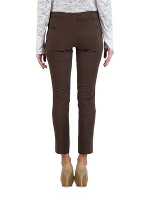 coffee brown ladies trouser - 908351 - Standard Image - 3