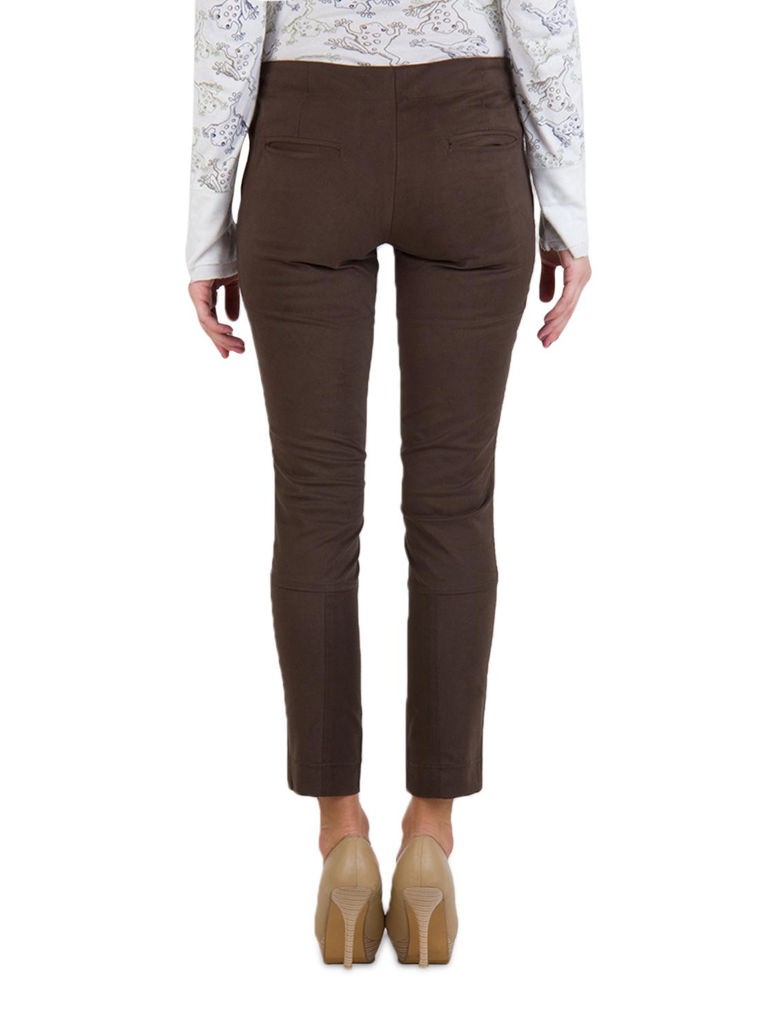 coffee brown ladies trouser - 908351 - Zoom Image - 3