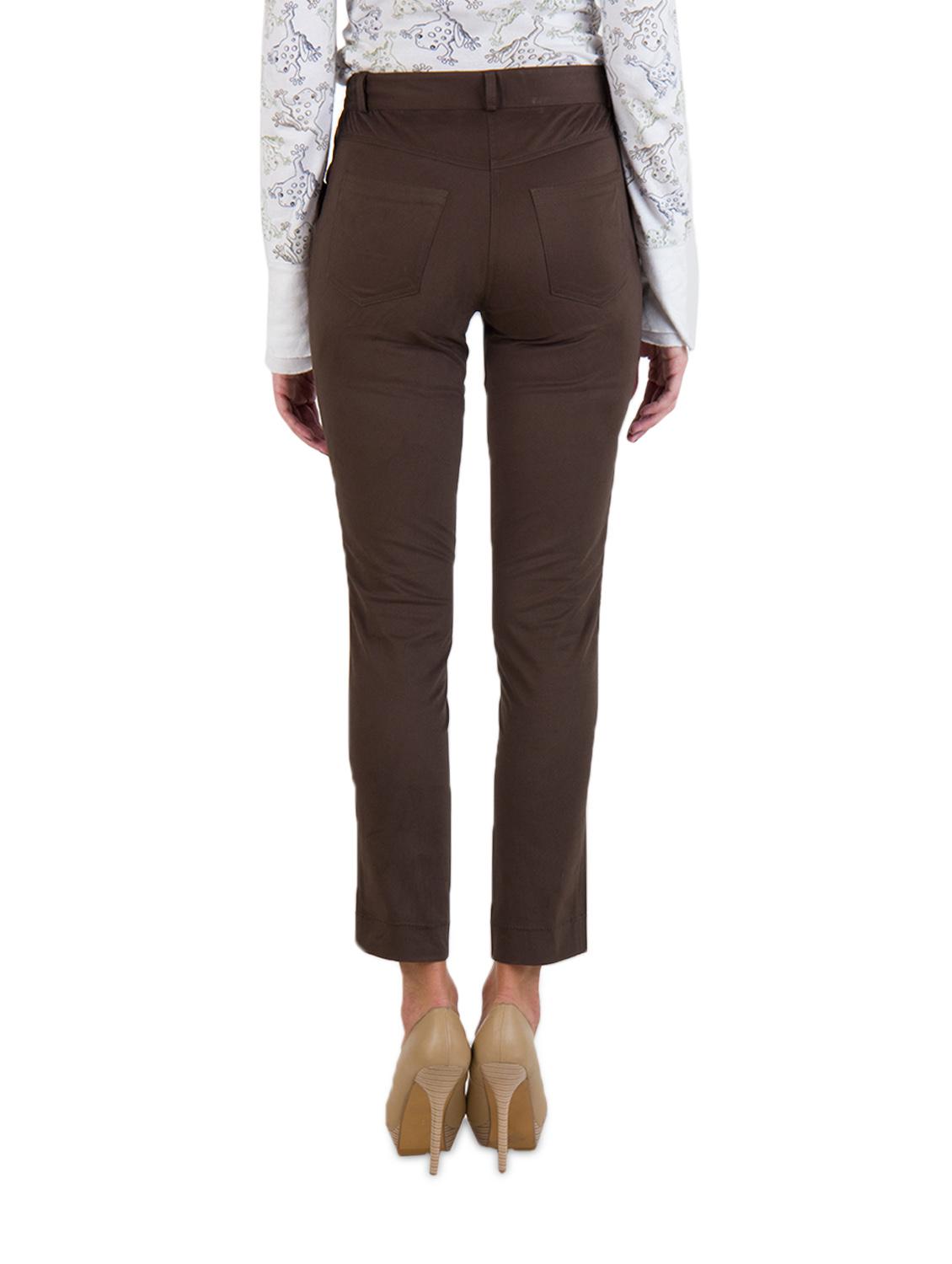 coffee brown highwaist pants - 908355 - Zoom Image - 3