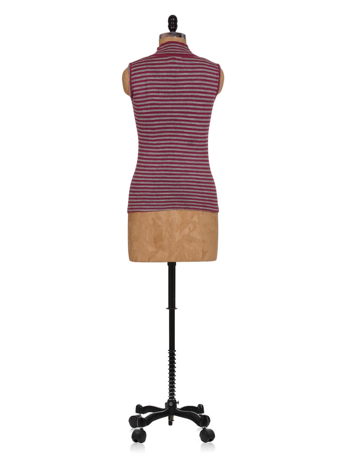 sleeveless pink knitted winter top - 908569 - Zoom Image - 3