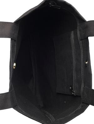 peppy hangcat print black shopping bag - 920388 - Standard Image - 3