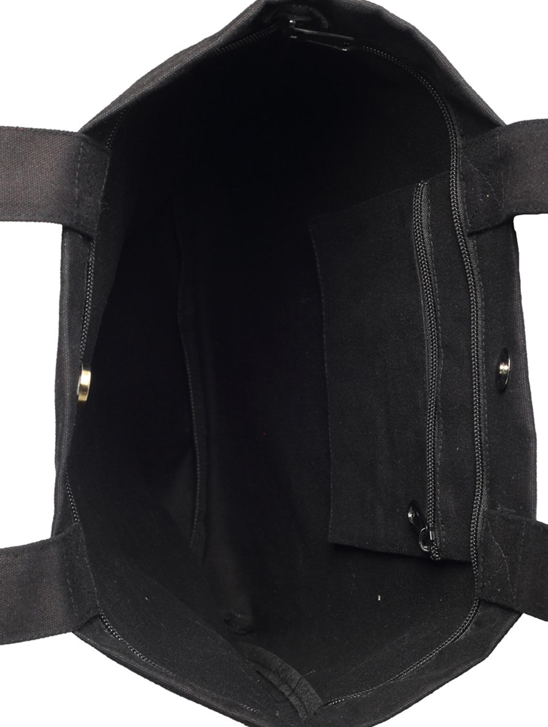 peppy hangcat print black shopping bag - 920388 - Zoom Image - 3