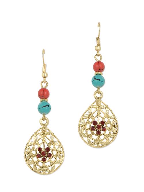 Casual Wear Gold Earrings - 932972 - Very Small Image - 1
