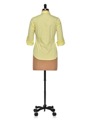 Elegant pale Yellow Shirt - 940262 - Standard Image - 3