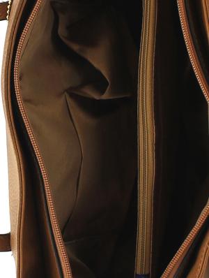 brown studded leatherette handbag - 948195 - Standard Image - 3