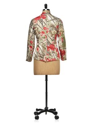 multi-coloured floral print blazer - 950232 - Standard Image - 3
