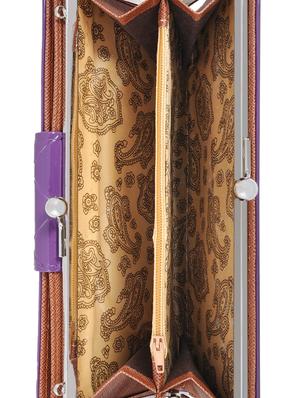 purple glossy slingbag - 951023 - Standard Image - 3