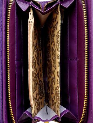 purple glossy wallet - 951056 - Standard Image - 3