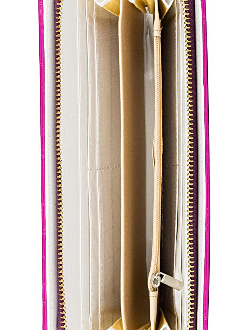 floral textured purple wallet - 951070 - Zoom Image - 3