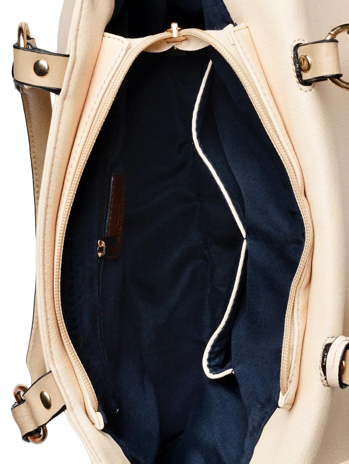 cream leather handbag - 9545552 - Zoom Image - 3
