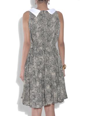 multicolored crepe printed dress - 9557905 - Standard Image - 3