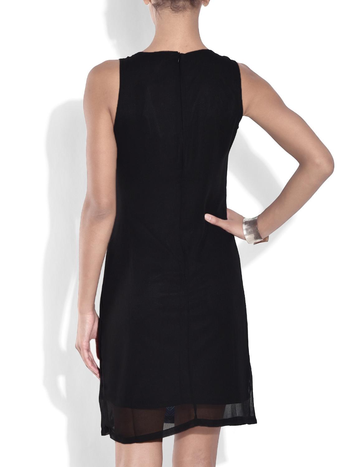 black geometrical printed dress - 9558788 - Zoom Image - 3