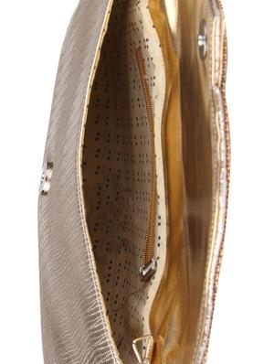 gold embellished sling clutch - 9566797 - Standard Image - 3