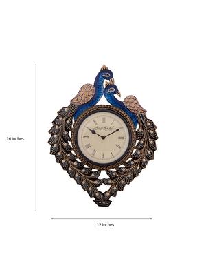 multicolor wooden wall clock - 9572277 - Standard Image - 3
