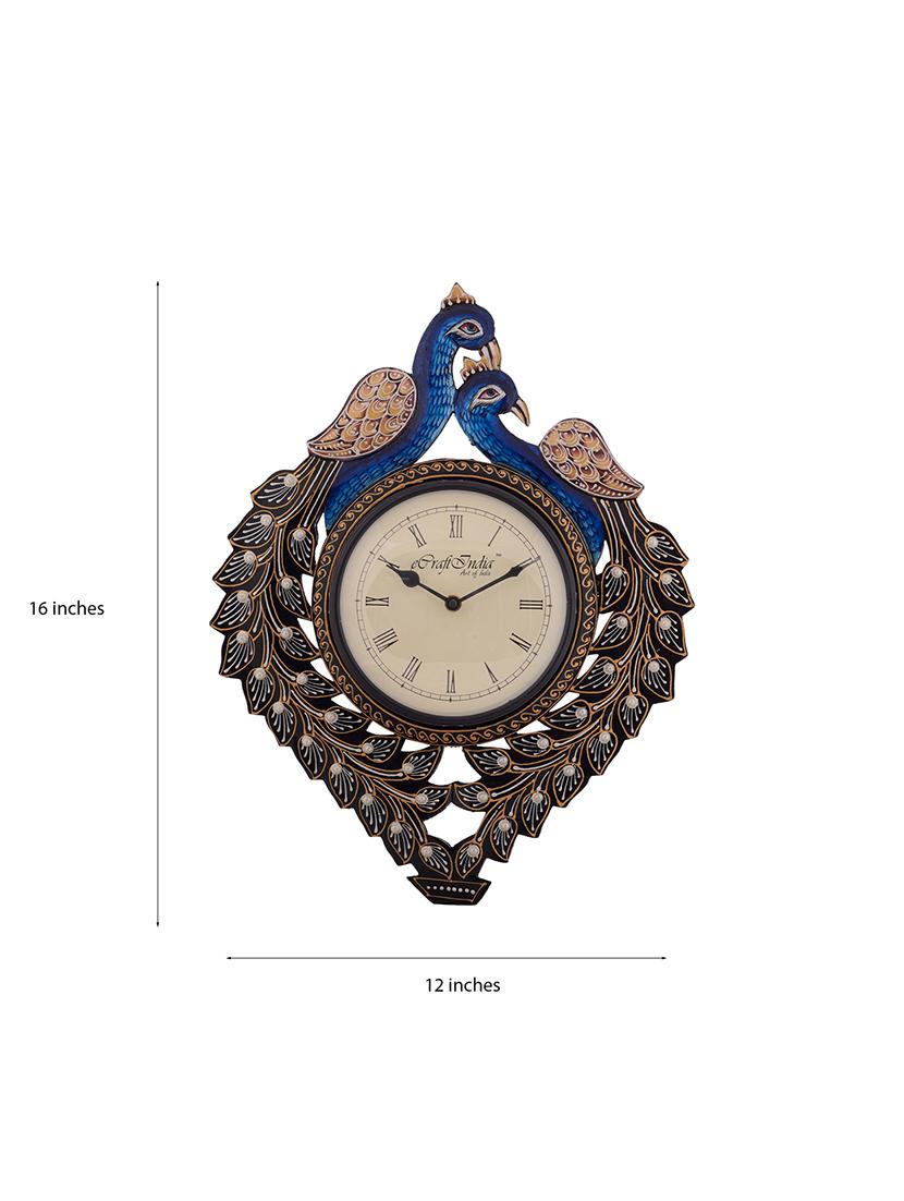 multicolor wooden wall clock - 9572277 - Zoom Image - 3