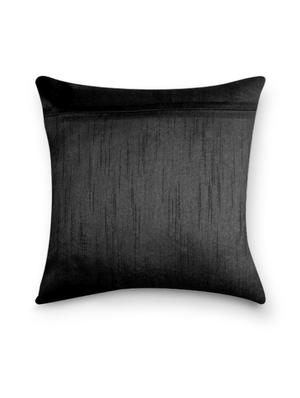 black embroidered cushion cover - 9573606 - Standard Image - 3