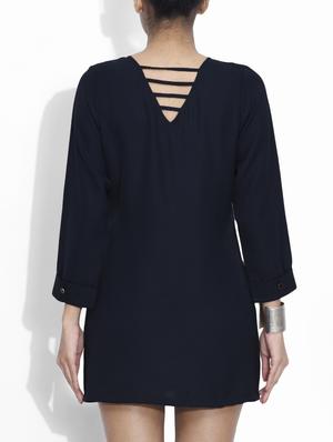 ladder cutout detail sheath dress - 9592955 - Standard Image - 3