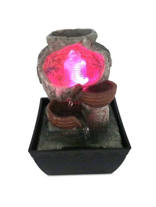 Half Pot Multicolor Led Fountain - 9603395 - Very Small Image - 1