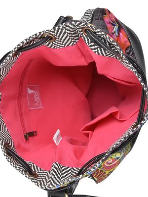 black butterfly designed and beaded backpack - 9633425 - Standard Image - 3