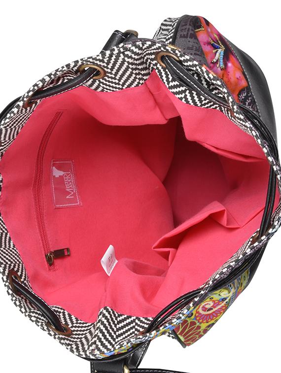 black butterfly designed and beaded backpack - 9633425 - Zoom Image - 3