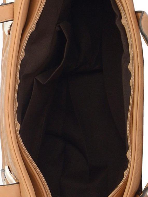 beige leatherette handbag - 9634135 - Zoom Image - 3